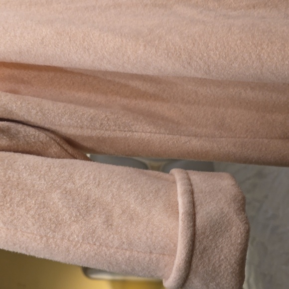 Ahsley Scott Vintage Wool Stylish Women's Pea Coat in Light Peach - Picture 7 of 16